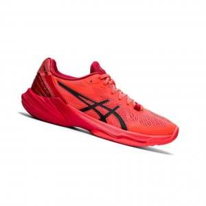 Red Women's Asics SKY ELITE FF 2 TOKYO Volleyball Shoes | 827-ADKPFO