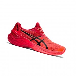 Red Women's Asics SKY ELITE FF Volleyball Shoes | 103-GNIHZK