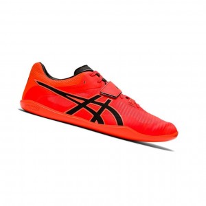 Red Women's Asics THROW PRO Track Shoes | 279-WNSQCB