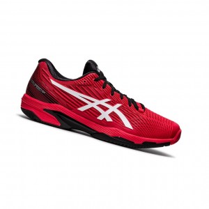 Red / White Men's Asics SOLUTION SPEED FF 2 Tennis Shoes | 851-BUTIXQ