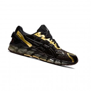 Rich Gold / Black Coffee Men's Asics GmbH x GEL-QUANTUM 360 6 Sneakers | 286-KUSVQI