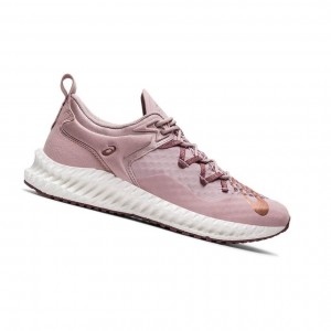 Rose Women's Asics MICROFLUX Sneakers | 508-VHUKEM