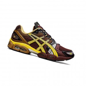 Rum Raisin / Green Sheen Men's Asics UB3-S GEL-NIMBUS 9 Sneakers | 792-RYEIBC