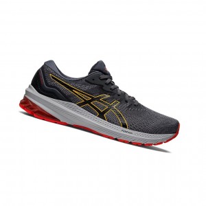 Sheet Rock / Black Men's Asics GT-1000 11 (2E) Running Shoes | 198-FGEWRS