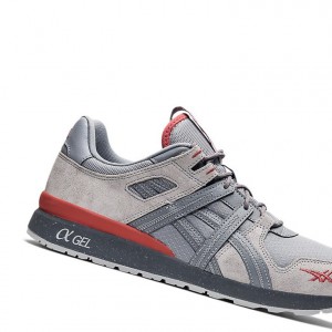 Sheet Rock / Red Brick Men's Asics GT-II RE Sneakers | 384-LGQWAO