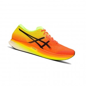 Shocking Orange / Black Men's Asics METASPEED Edge Running Shoes | 257-NOXFYH