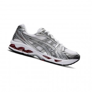 Silver Men's Asics GEL-KAYANO 14 Sneakers | 042-VJNWPC