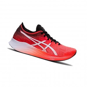 Sunrise Red / White Women's Asics MAGIC SPEED Running Shoes | 019-PVUDIM