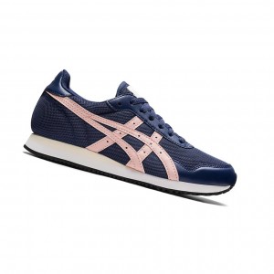 Thunder Blue / Ginger Peach Women's Asics TIGER RUNNER Sneakers | 401-TRXWZD