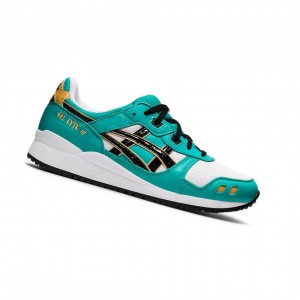 Turquoise Men's Asics GEL-LYTE III Sneakers | 178-UWRNHA