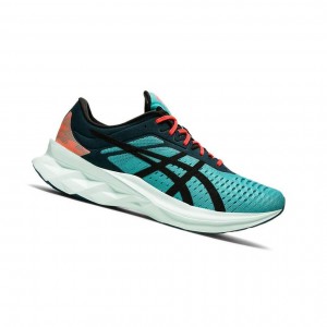 Turquoise Men's Asics NOVABLAST Running Shoes | 526-IOFWHK
