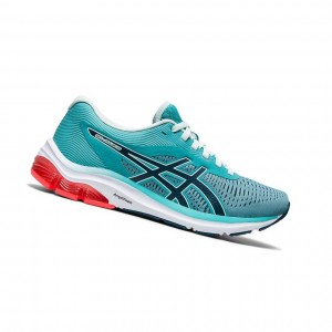 Turquoise Women's Asics GEL-PULSE 12 Running Shoes | 420-ZULFNY