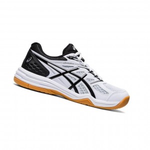 White Kids' Asics UPCOURT 4 GS Volleyball Shoes | 593-JCPTAQ