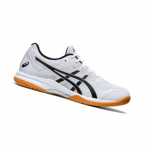 White Men's Asics GEL-FURTHER UP Volleyball Shoes | 148-TAKSDO