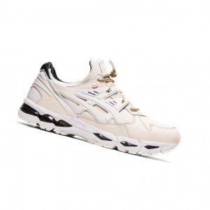 White Men's Asics GEL-KAYANO TRAINER 21 Sneakers | 680-XQDAPZ