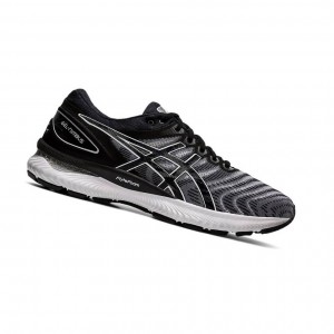 White Men's Asics GEL-NIMBUS 22 Running Shoes | 697-XOCFPS