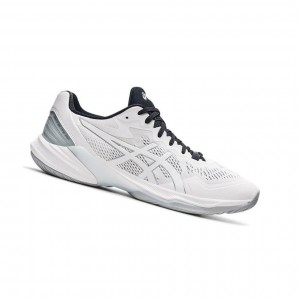 White Men's Asics SKY ELITE FF 2 Volleyball Shoes | 908-GZJPAH