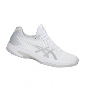 White Men's Asics SOLUTION SPEED FF Tennis Shoes | 647-QALSRJ