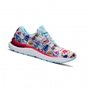 White Women's Asics GEL-CUMULUS 23 Running Shoes | 823-KTGOPC