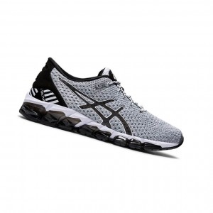 White Women's Asics GEL-QUANTUM 360 5 Knit Sneakers | 095-VCOXTF