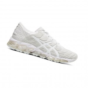 White Women's Asics GEL-QUANTUM 360 5 Sneakers | 526-TJEUIW