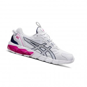White Women's Asics GEL-QUANTUM 360 6 Sneakers | 342-KTZDFY