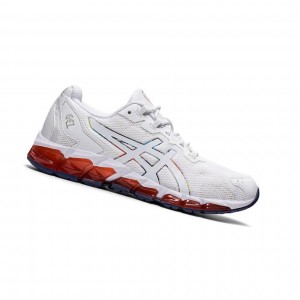 White Women's Asics GEL-QUANTUM 360 6 Sneakers | 678-JZRFDH