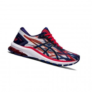 White Women's Asics GT-1000 9 Running Shoes | 482-STVEBZ