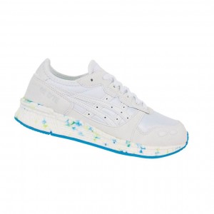 White Women's Asics HYPERGEL-LYTE Sneakers | 469-RULJTY