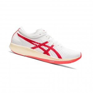 White Women's Asics METARACER Running Shoes | 813-TNOMSY