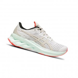 White Women's Asics NOVABLAST Running Shoes | 795-HDIRJV