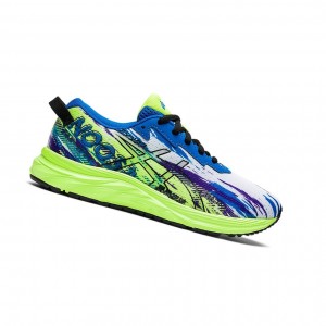 White / Black Kids' Asics GEL-NOOSA TRI 13 GS Running Shoes | 750-SBPWGV