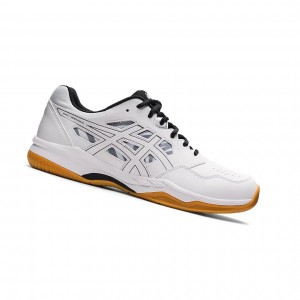 White / Black Men's Asics GEL-RENMA Tennis Shoes | 038-JFTPAM