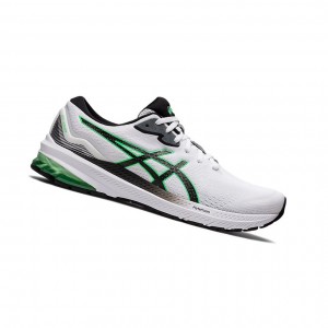 White / Black Men's Asics GT-1000 11 Running Shoes | 716-QFGUTP