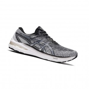 White / Black Men's Asics GT-2000 10 Running Shoes | 481-BXTUKP