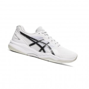 White / Black Women's Asics GEL-GAME 8 Tennis Shoes | 524-NRXATM