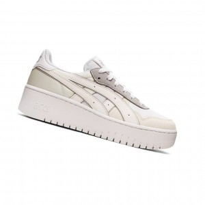White / Cream Women's Asics JAPAN S PF Sneakers | 948-GBVWAN