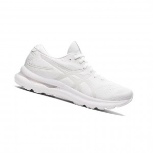 White / White Women's Asics GEL-NIMBUS 24 Running Shoes | 273-TAPSCQ